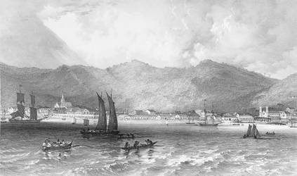 Trinidad, aus dem Golf von Paria, Illustration aus 