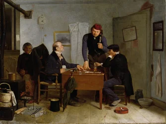 Die Kartenspieler, 1846