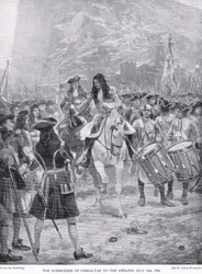 Die Kapitulation von Gibraltar, ca. 1910