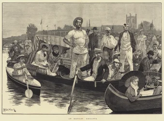 Bei der Henley Regatta