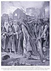 Gefangene vor Königin Ethelred, 1920er Jahre