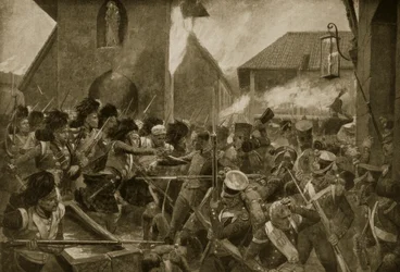 Die 42. Highlander bei Corunna, Illustration aus 