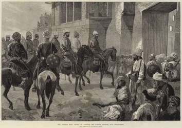 Der Afghanische Krieg, Einzug von General Sir Samuel Browne in Jellalabad