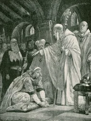 Die Niederwerfung von Harold, Sohn von Godwin