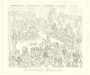 1849, Ein Hochzeitsfrühstück