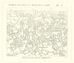 1849, Smithfield Viehmarkt