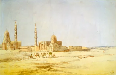 Gräber der Kalifen, Kairo, ca. 1842