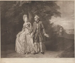 Thomas King und Sophia Baddeley in „Die heimliche Ehe“