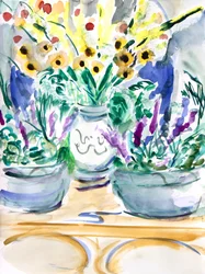 Stillleben und Schrank, 2020