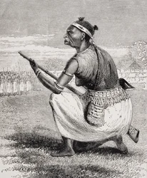 Der Hauptoffizier der Richards Brigade der Amazonen, aus 
