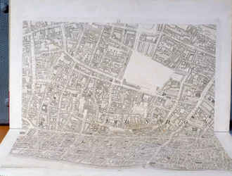 Plan der Stadt London, veröffentlicht 1813