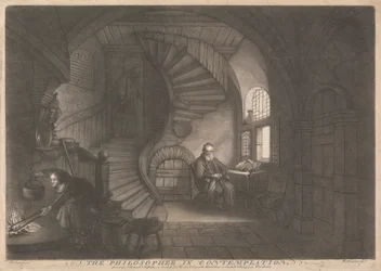 Der Philosoph in Kontemplation