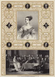 Der erste Rat Ihrer Majestät der Königin, Kensington Palace, 20. Juni 1837