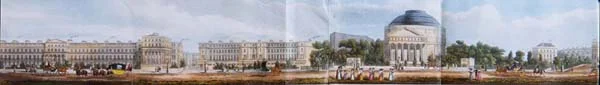 Cambridge Terrace, das Kolosseum und die Clergy Orphan School (Detail)