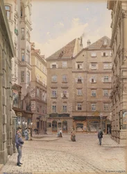 Wien, Irisgasse gegen Naglergasse