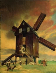Alte Windmühle in Roitzsch bei Wurzen