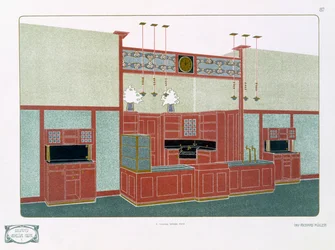 Pl 87 Moderne Architektur I, 19. oder 20. Jahrhundert (Druck)