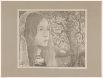 Helga, die vor sich hin schaut