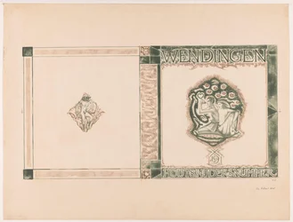 Umschlagentwurf für: Wendingen, Houtsnijdersnummer, 1919