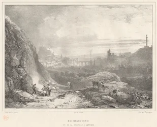 Edinburgh von der Kapelle St. Antoine aus gesehen