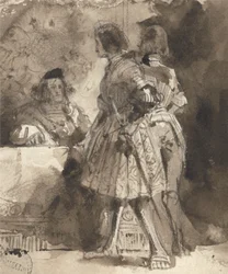Götz von Berlichingen vor dem Reichsrichter, um 1826