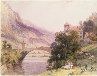 Die Brücke von St. Maurice d