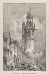 Tour du Gros Horloge, erbaut unter der Herrschaft der Engländer im Jahr 1417