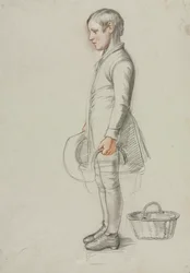 Studie für Country Cousins, ca. 1847-1848