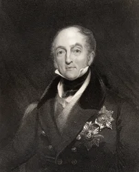 Sir Gore Ouseley, 1. Baronet, graviert von H. Cook, aus 