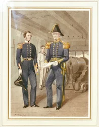 Die Royal Navy. Nr. 4. Maat. 2. Klasse Junge. Kommodore