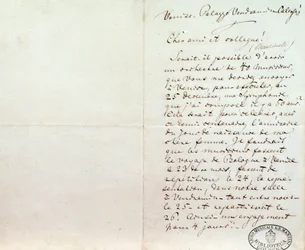 Handgeschriebener Brief von Richard Wagner an Luigi Mancinelli, 10. Dezember