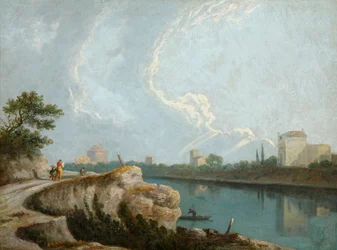 Ufer des Tiber, Rom