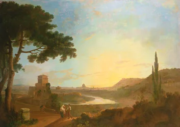 Ansicht des Tiber
