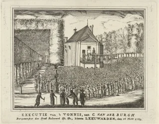Hinrichtung von Cornelis van den Burgh, 1789
