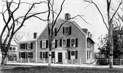 Das Haus von Oliver Wendell Holmes in Cambridge, Massachusetts, USA