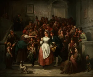 Nach der Lotterieziehung, 1859