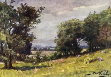 Windiger Tag, in der Nähe von Llanrug