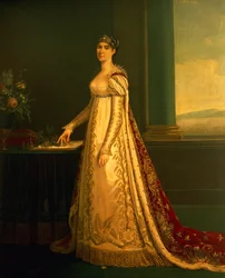 Porträt von Josephine Bonaparte (Öl auf Leinwand)