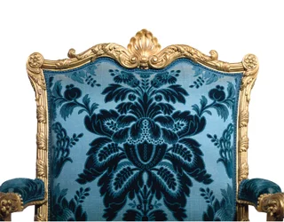 Einer von einem Paar George III vergoldeten Armstühlen