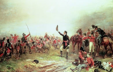 Die Schlacht bei Waterloo, 18. Juni 1815