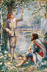 Am Fluss des Wassers des Lebens
