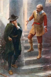 Greatheart bittet Mr. Fearing hereinzukommen