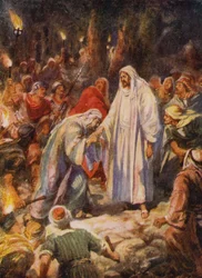 Jesus Christus wird von Judas verraten