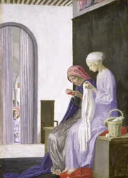 Maria im Haus von Elisabeth, 1917