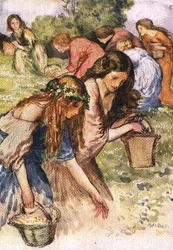 Es gibt eine Wiese am Flussufer, eine Schar von Nymphen sah ich zufällig, aus Palgrave