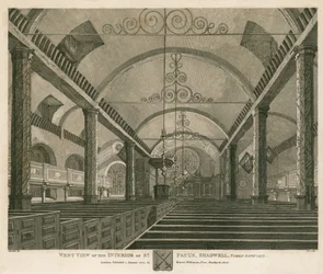 Westansicht des Inneren von St. Paul