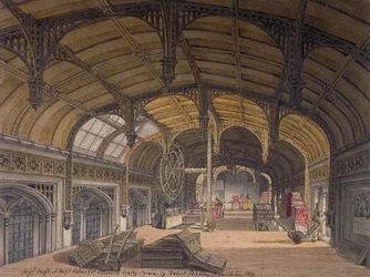 Innenansicht von Crosby Hall in der Nr. 36 Bishopsgate, City of London
