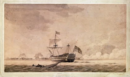 Das britische Schiff Queen, 1. Juni