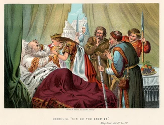 Szene aus Shakespeares König Lear, ca. 1858