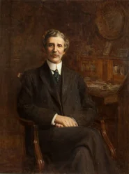 William Haworth, sitzend